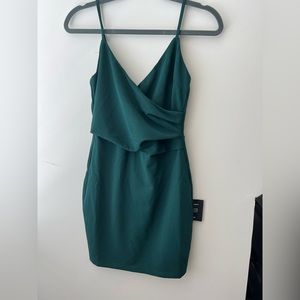Emerald green Lulu’s dress